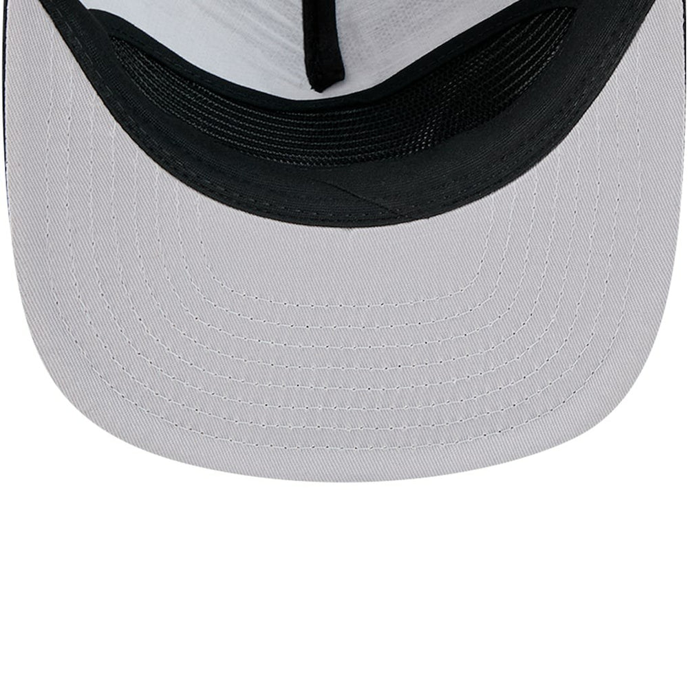 New Era Philadelphia 76ers Tone Foam Meshback Golfer Snapback Hat Black