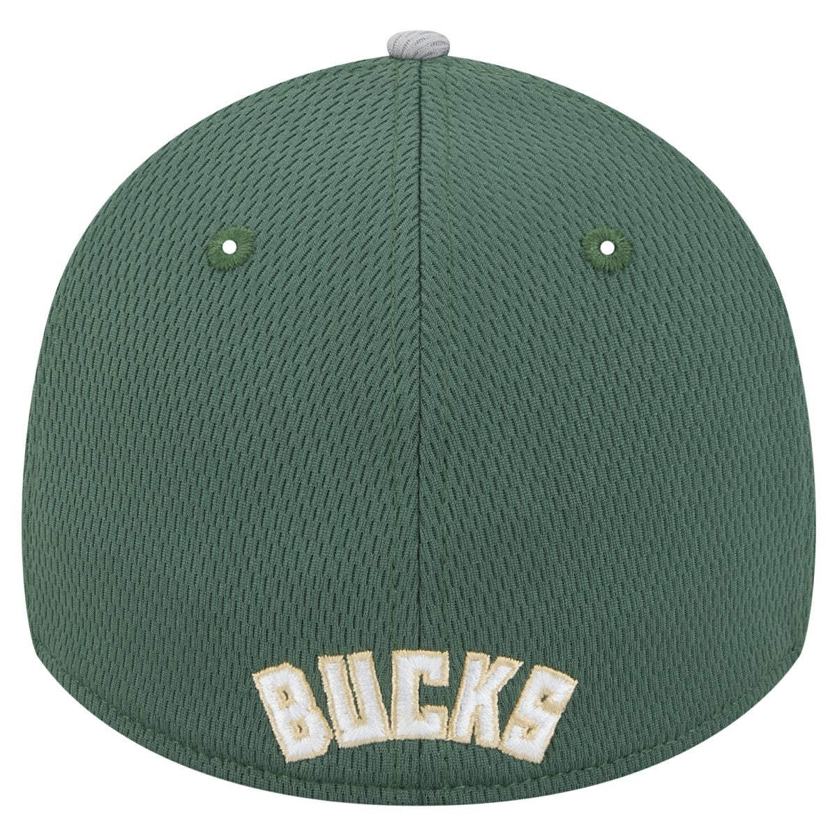 New Era Milwaukee Bucks Active Trim 39THIRTY Flex Hat Gray/Hunter Green