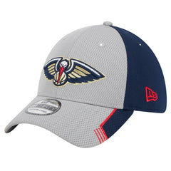 New Era New Orleans Pelicans Active Trim 39THIRTY Flex Hat Gray/Navy