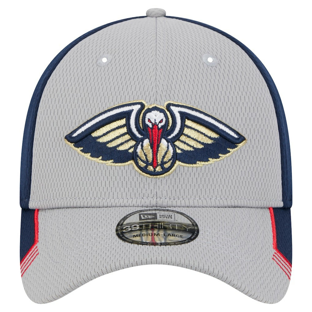 New Era New Orleans Pelicans Active Trim 39THIRTY Flex Hat Gray/Navy