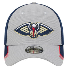 New Era New Orleans Pelicans Active Trim 39THIRTY Flex Hat Gray/Navy
