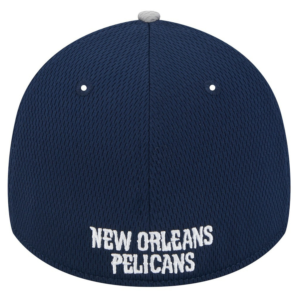 New Era New Orleans Pelicans Active Trim 39THIRTY Flex Hat Gray/Navy