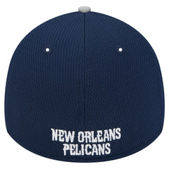 New Era New Orleans Pelicans Active Trim 39THIRTY Flex Hat Gray/Navy