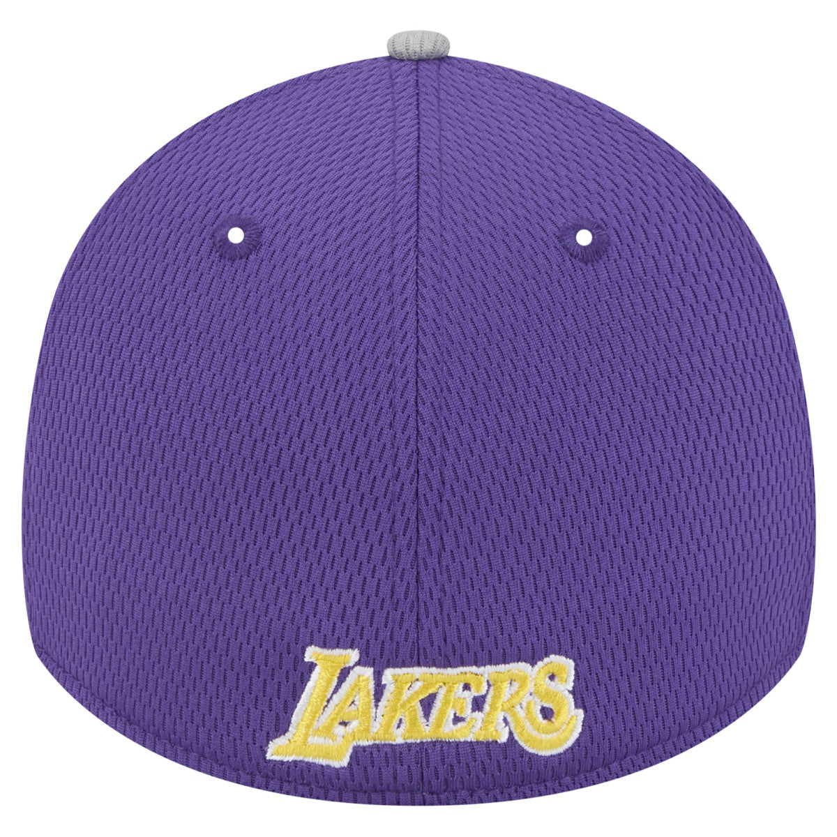 New Era Los Angeles Lakers Active Trim 39THIRTY Flex Hat Gray/Purple