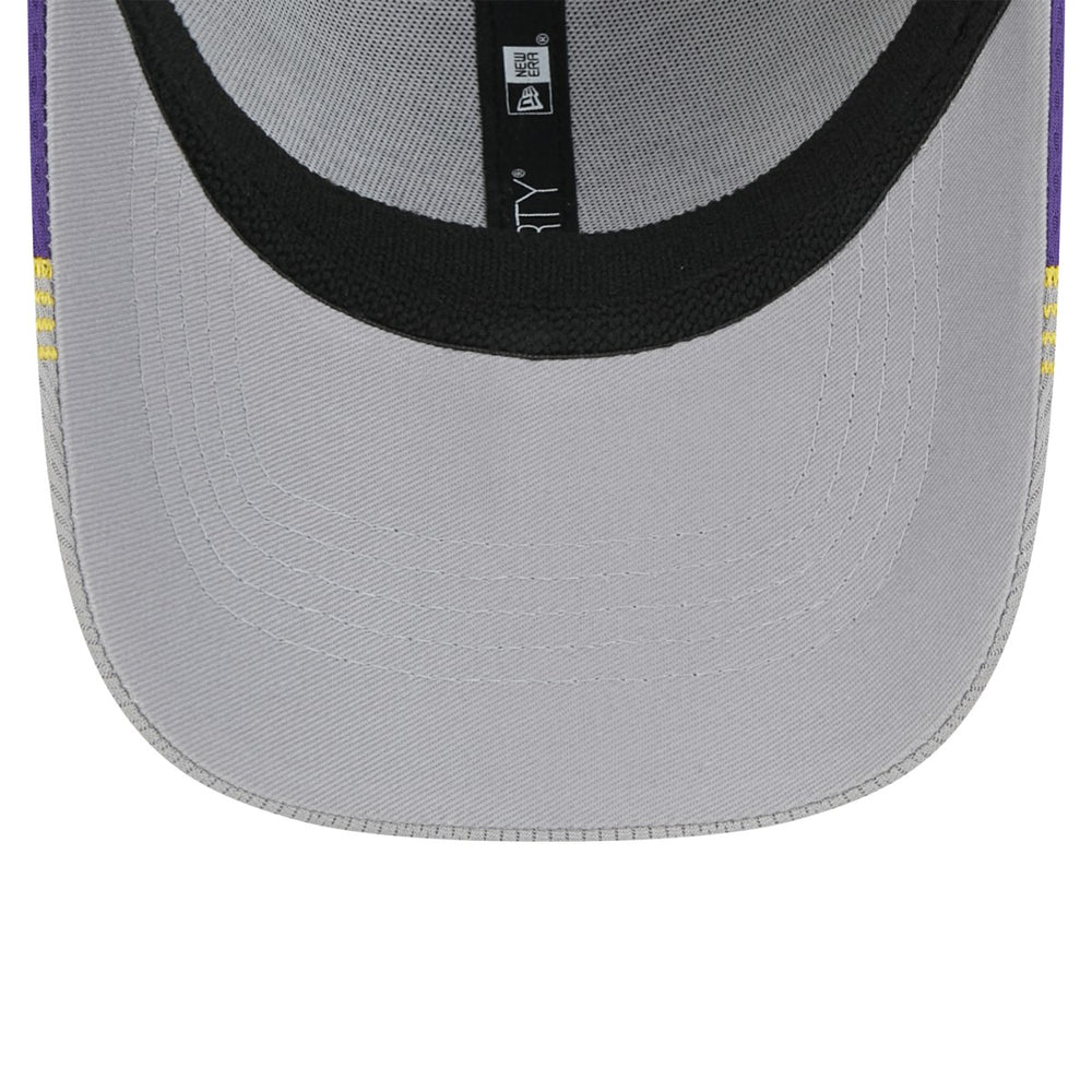 New Era Los Angeles Lakers Active Trim 39THIRTY Flex Hat Gray/Purple