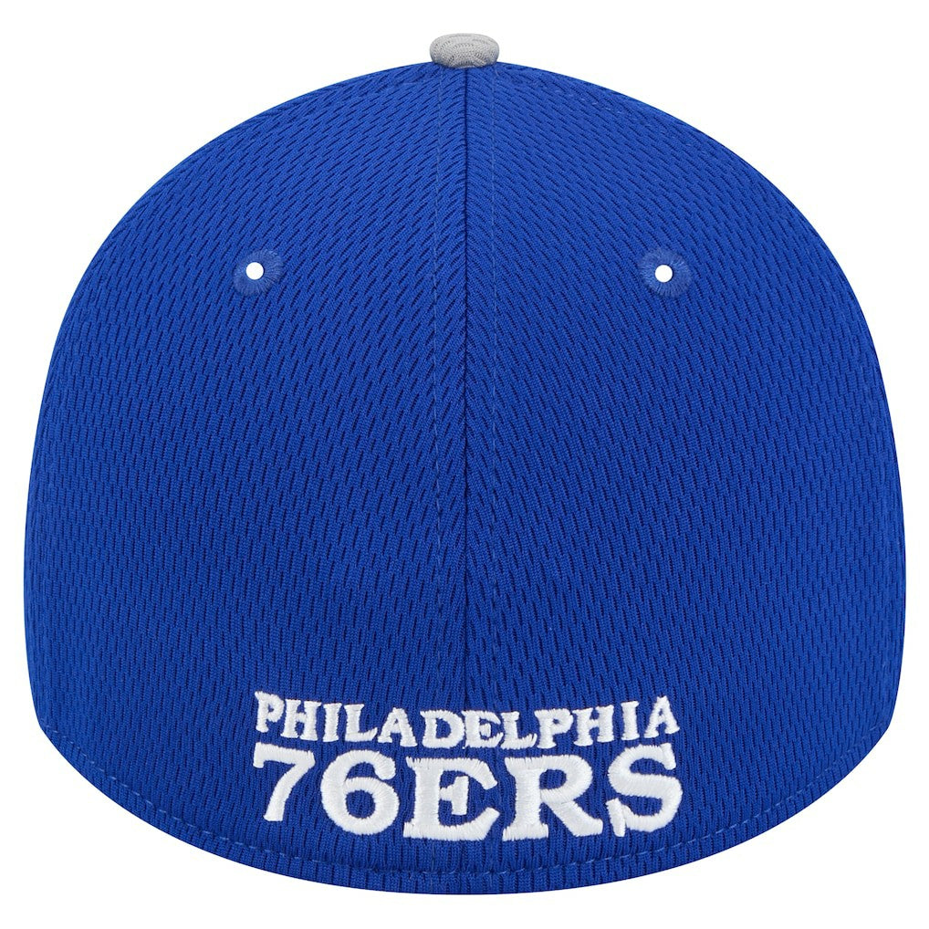 New Era Philadelphia 76ers Active Trim 39THIRTY Flex Hat Gray/Royal