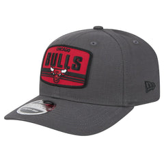 New Era Chicago Bulls Team Elevated Patch 9SEVENTY Adjustable Hat Graphite