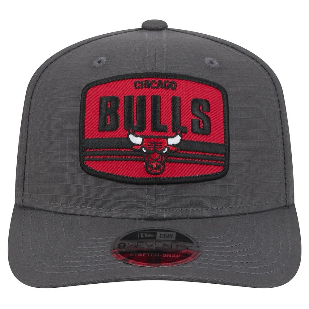 New Era Chicago Bulls Team Elevated Patch 9SEVENTY Adjustable Hat Graphite