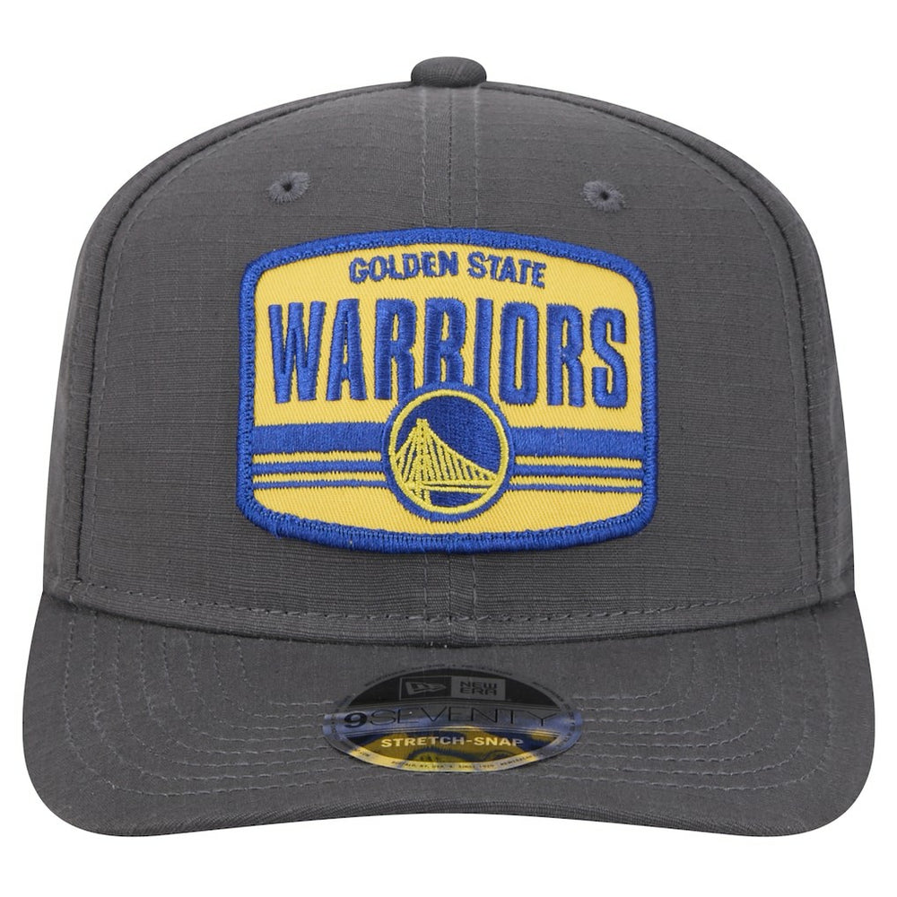 New Era Golden State Warriors Team Elevated Patch 9SEVENTY Adjustable Hat Graphite