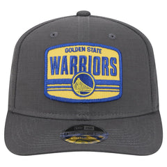 New Era Golden State Warriors Team Elevated Patch 9SEVENTY Adjustable Hat Graphite
