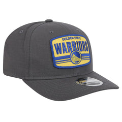 New Era Golden State Warriors Team Elevated Patch 9SEVENTY Adjustable Hat Graphite