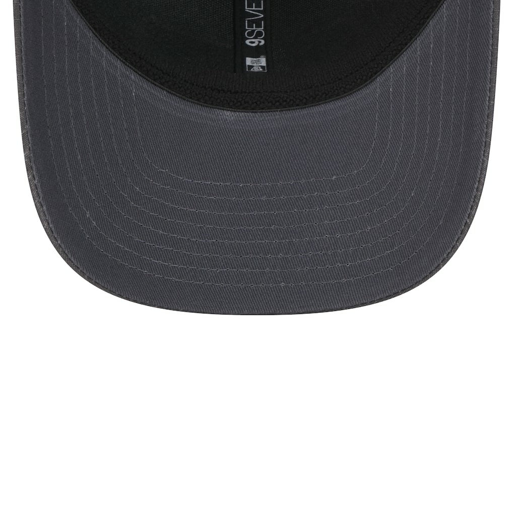 New Era Golden State Warriors Team Elevated Patch 9SEVENTY Adjustable Hat Graphite