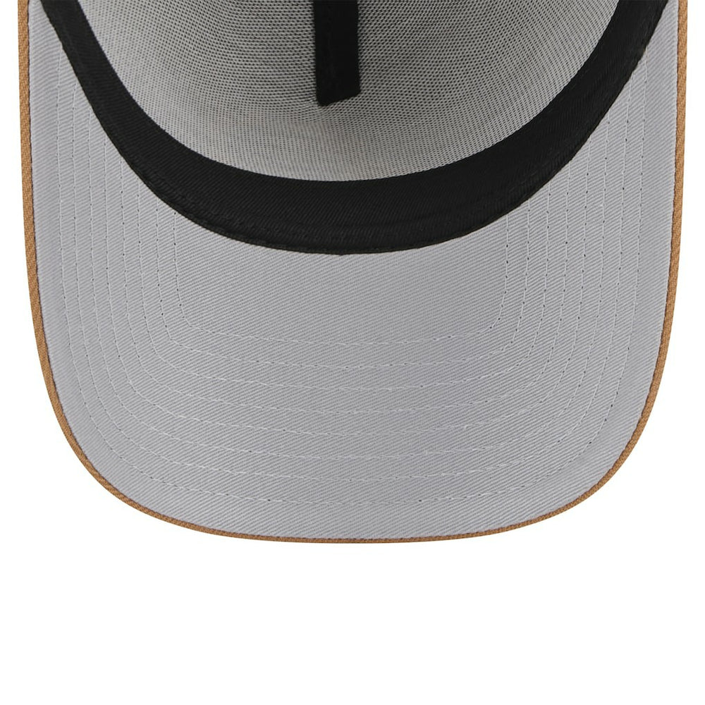New Era Philadelphia 76ers 9FORTY A-Frame Trucker Adjustable Hat Tan