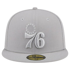 New Era Philadelphia 76ers Color Pack 59FIFTY Fitted Hat Gray