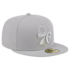 New Era Philadelphia 76ers Color Pack 59FIFTY Fitted Hat Gray