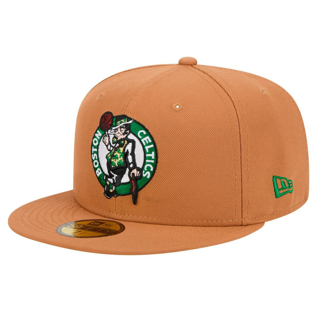 New Era  Boston Celtics Color Pack 59FIFTY Fitted Hat Tan