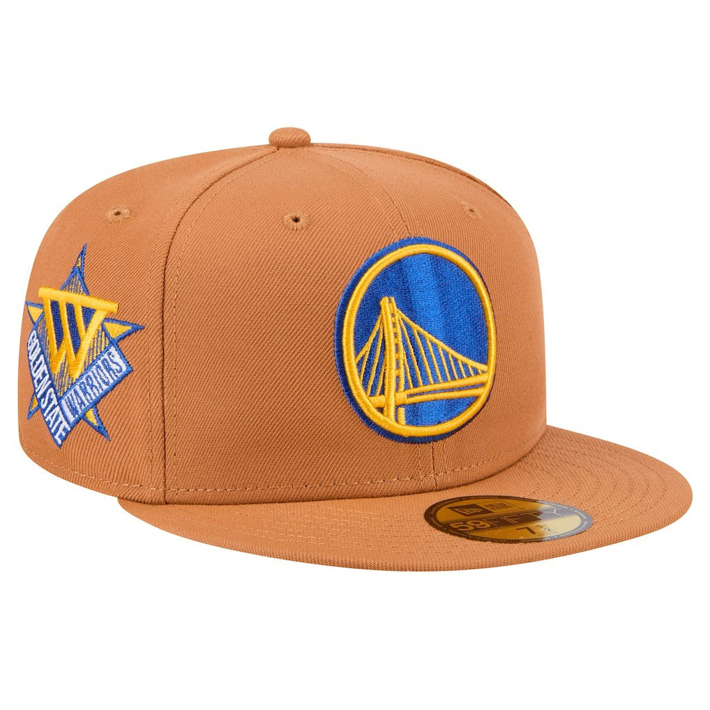 New Era  Golden State Warriors Color Pack 59FIFTY Fitted Hat Tan