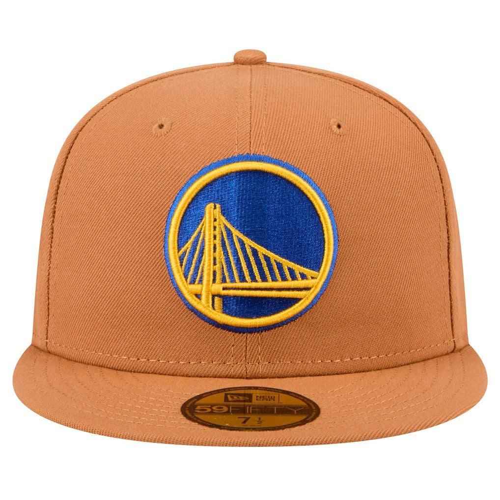 New Era  Golden State Warriors Color Pack 59FIFTY Fitted Hat Tan