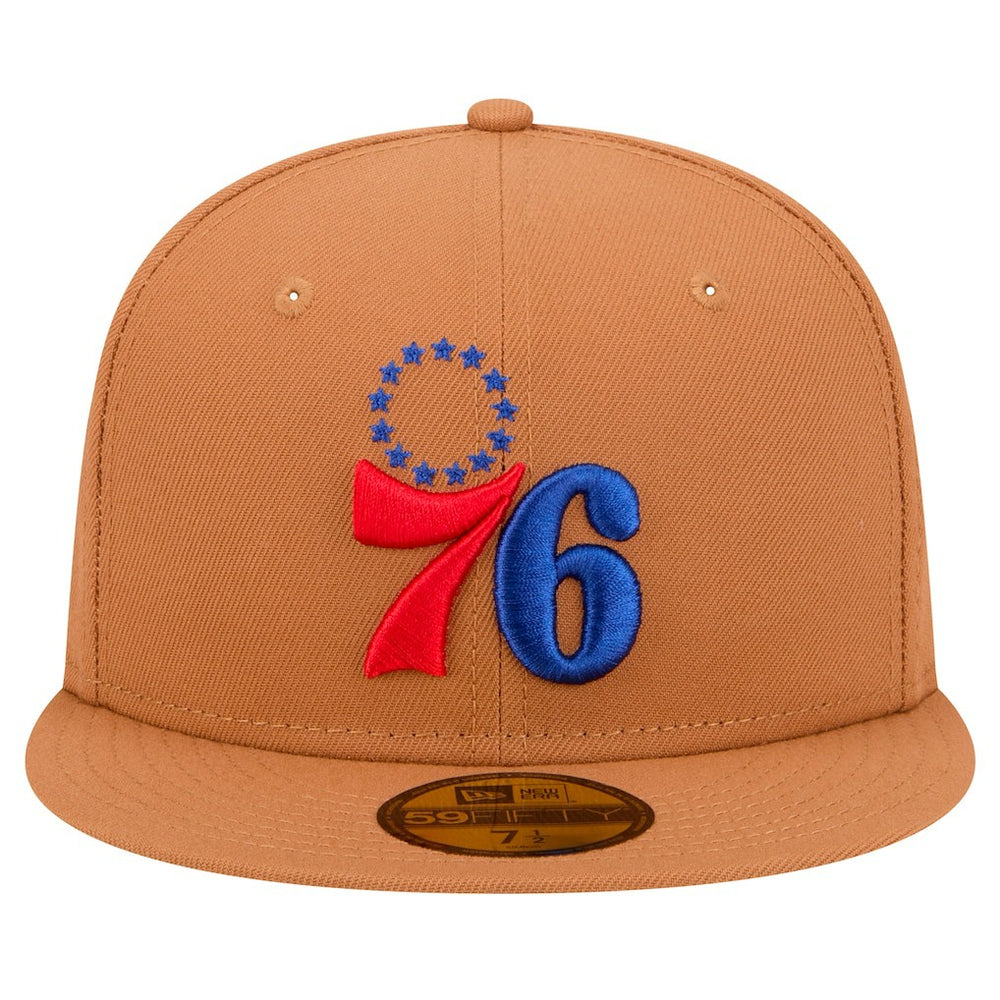 New Era  Philadelphia 76ers Color Pack 59FIFTY Fitted Hat Tan