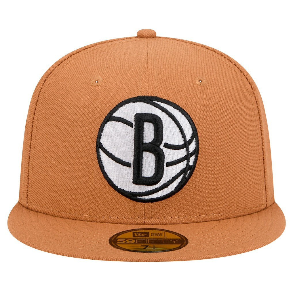 New Era  Brooklyn Nets Color Pack 59FIFTY Fitted Hat Tan