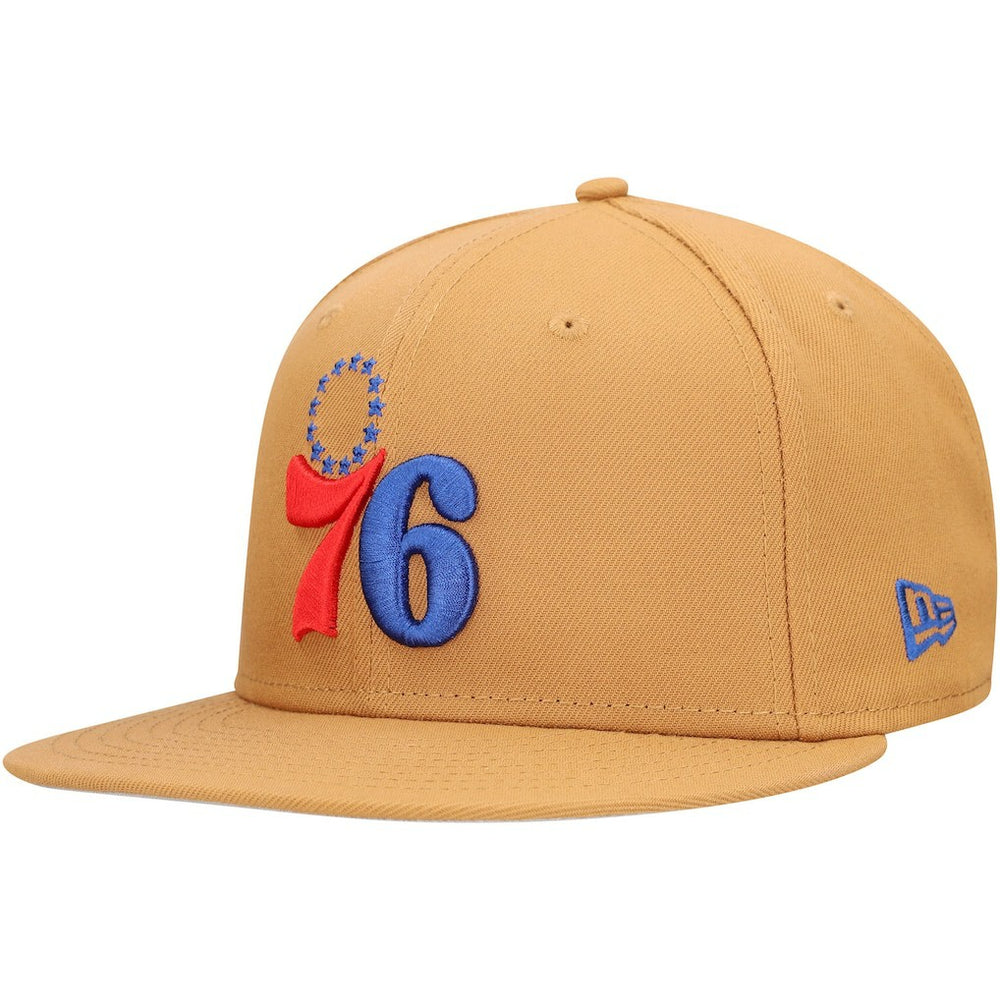 New Era  Philadelphia 76ers Color Pack 9FIFTY Snapback Hat Tan