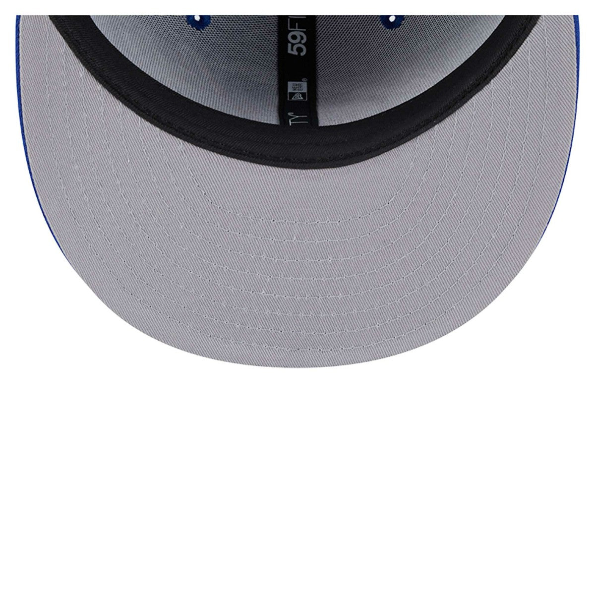New Era New York Knicks Sport Night Script Sided 59FIFTY Fitted Hat Blue