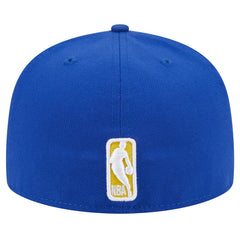 New Era Golden State Warriors Sport Night Script Sided 59FIFTY Fitted Hat Royal