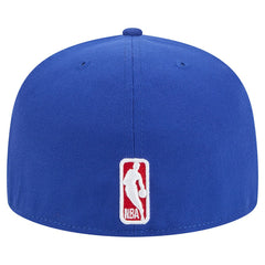 New Era Philadelphia 76ers Sport Night Script Sided 59FIFTY Fitted Hat Royal