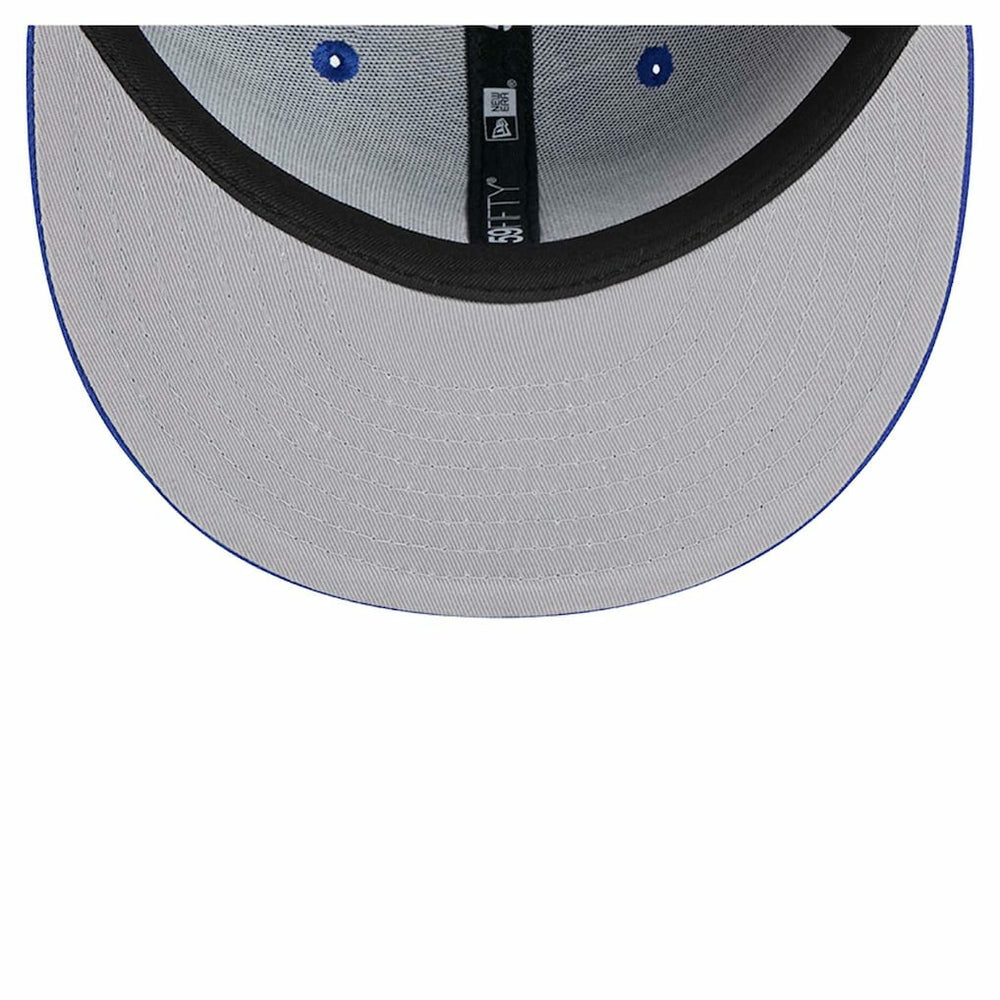 New Era Philadelphia 76ers Sport Night Script Sided 59FIFTY Fitted Hat Royal