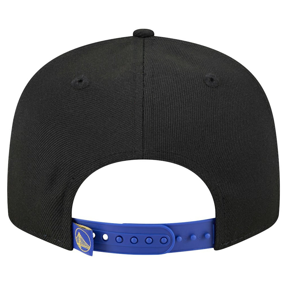 New Era Golden State Warriors Sport Night Splatter 2-Tone 9FIFTY Snapback Hat Black/Royal