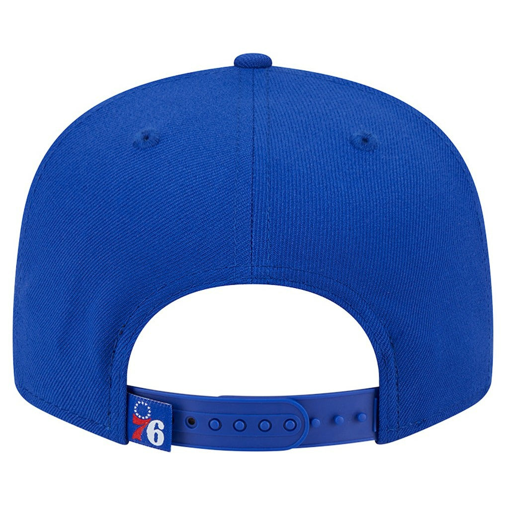 New Era Philadelphia 76ers Sport Night Team Shadow 9FIFTY Snapback Hat Royal