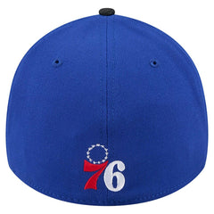 New Era Philadelphia 76ers Sport Night Visor Hit 39THIRTY Flex Hat Royal/Black