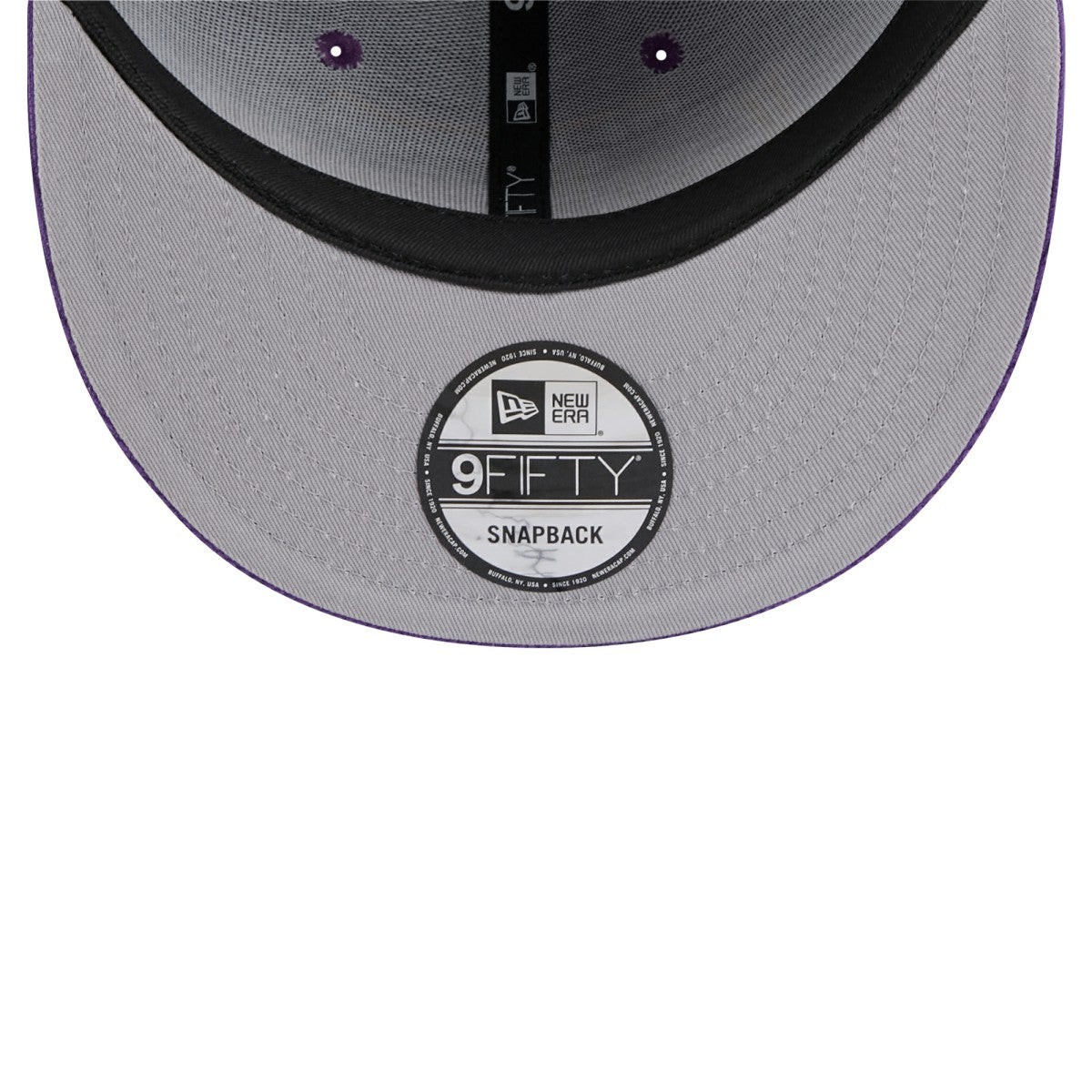 New Era Los Angeles Lakers Throwback Display Corduroy 9FIFTY Snapback Hat Purple