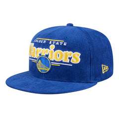 New Era Golden State Warriors Throwback Display Corduroy 9FIFTY Snapback Hat Royal