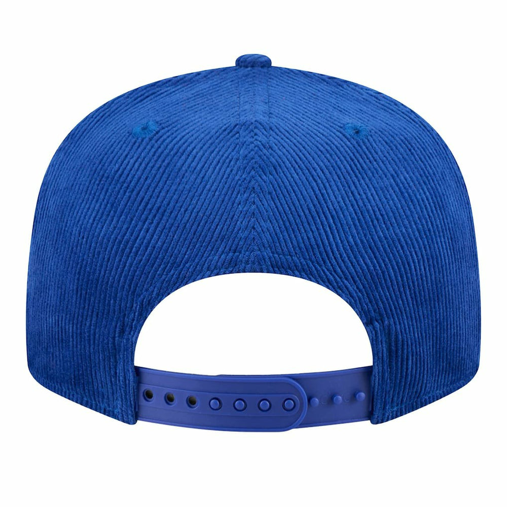New Era Golden State Warriors Throwback Display Corduroy 9FIFTY Snapback Hat Royal