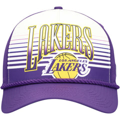 New Era  Los Angeles Lakers Purple Throwback Gradient A-Frame 9FORTY Adjustable Hat