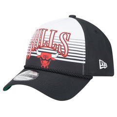 New Era  Chicago Bulls Black Throwback Gradient A-Frame 9FORTY Adjustable Hat