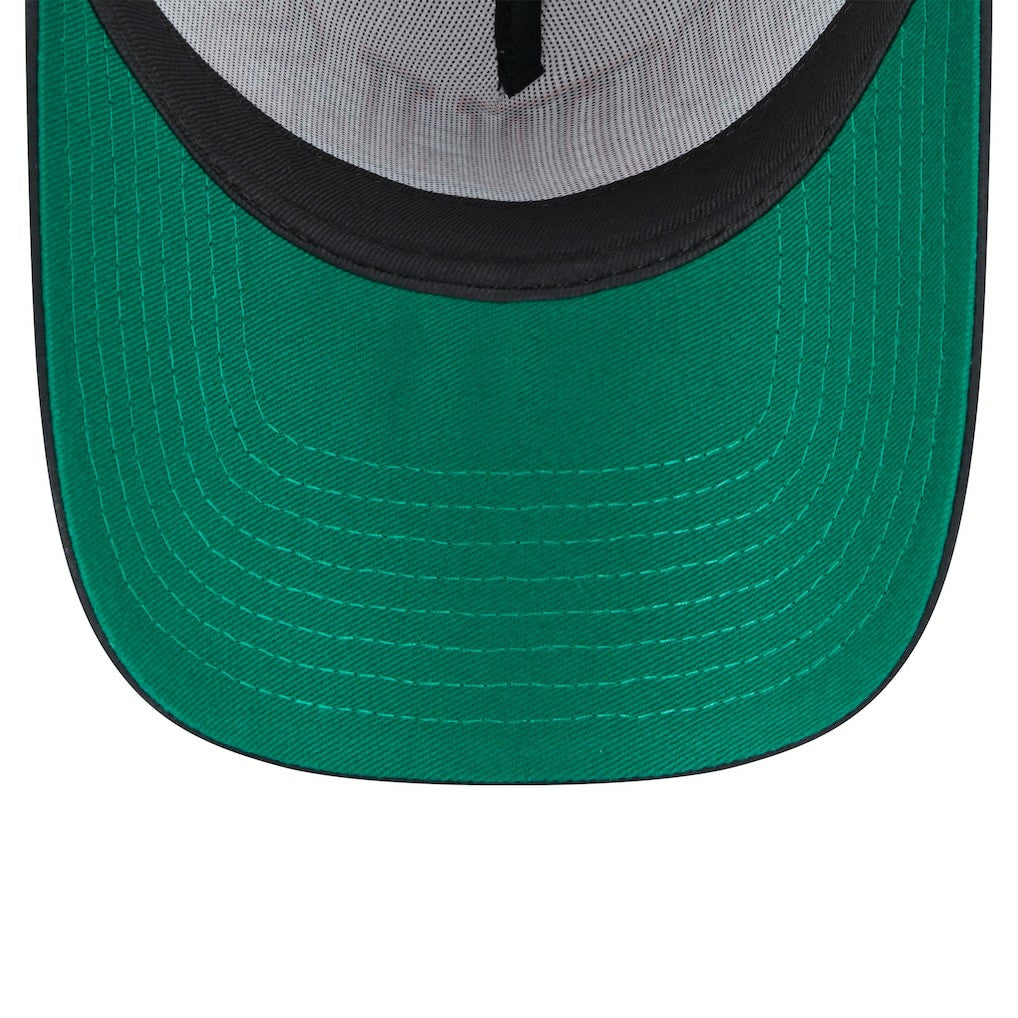 New Era  Chicago Bulls Black Throwback Gradient A-Frame 9FORTY Adjustable Hat