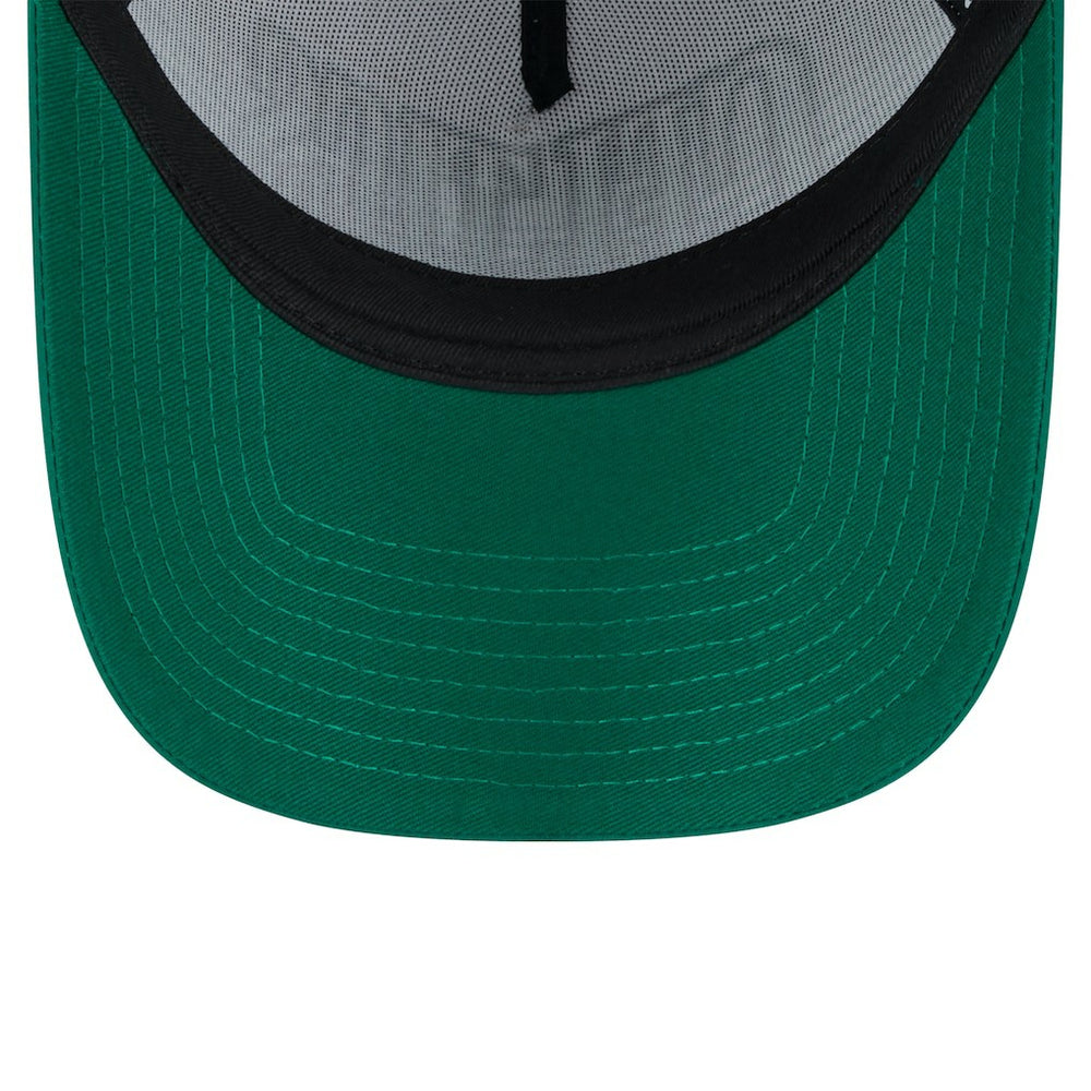 New Era  Boston Celtics Kelly Green Throwback Gradient A-Frame 9FORTY Adjustable Hat