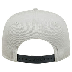 New Era Miami Heat Throwback Corduroy Golfer Snapback Hat Gray