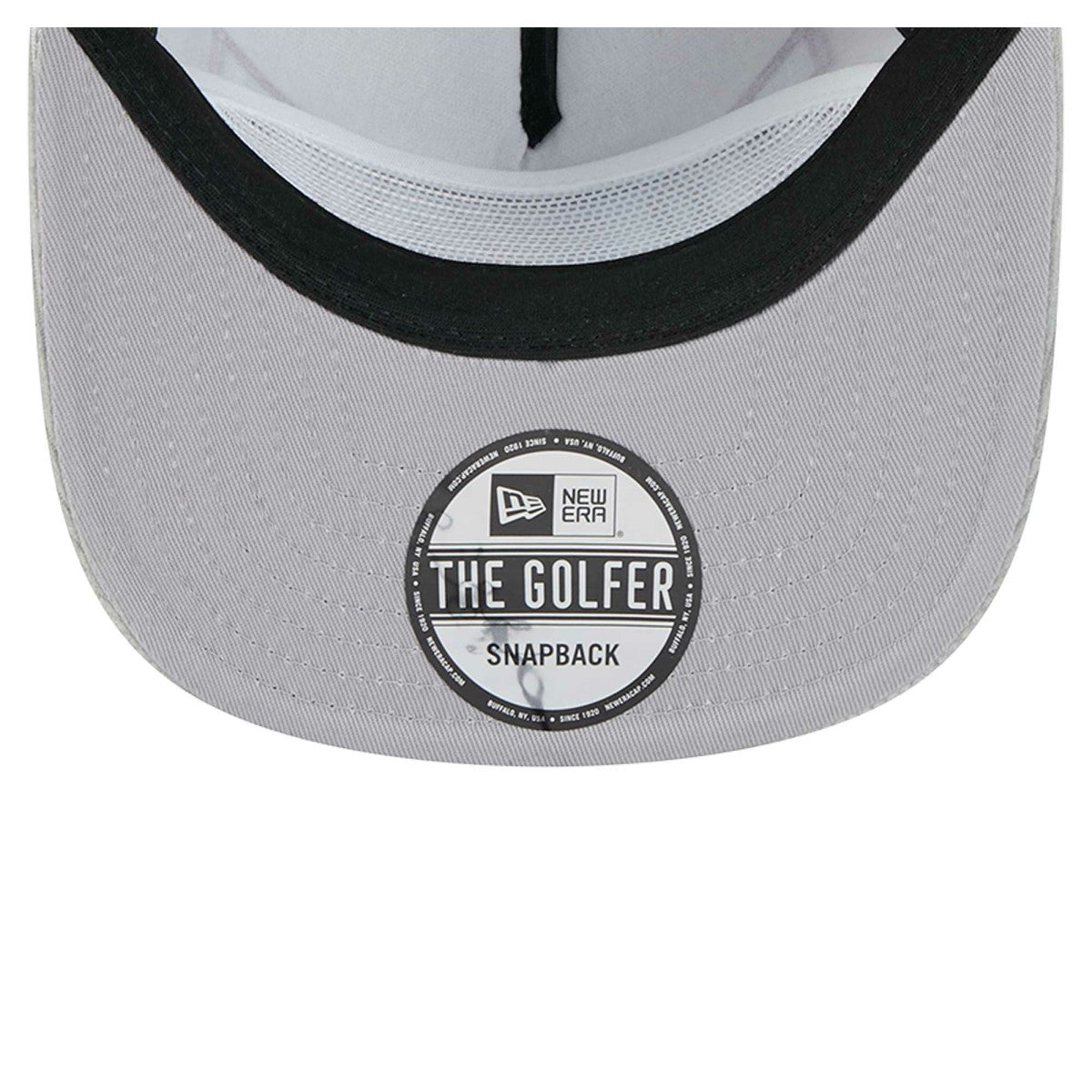 New Era Miami Heat Throwback Corduroy Golfer Snapback Hat Gray