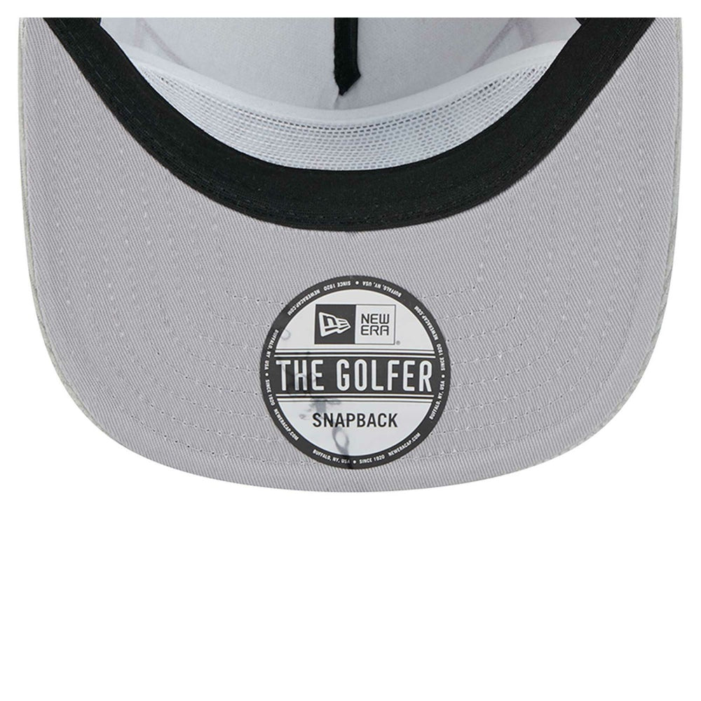 New Era Miami Heat Throwback Corduroy Golfer Snapback Hat Gray
