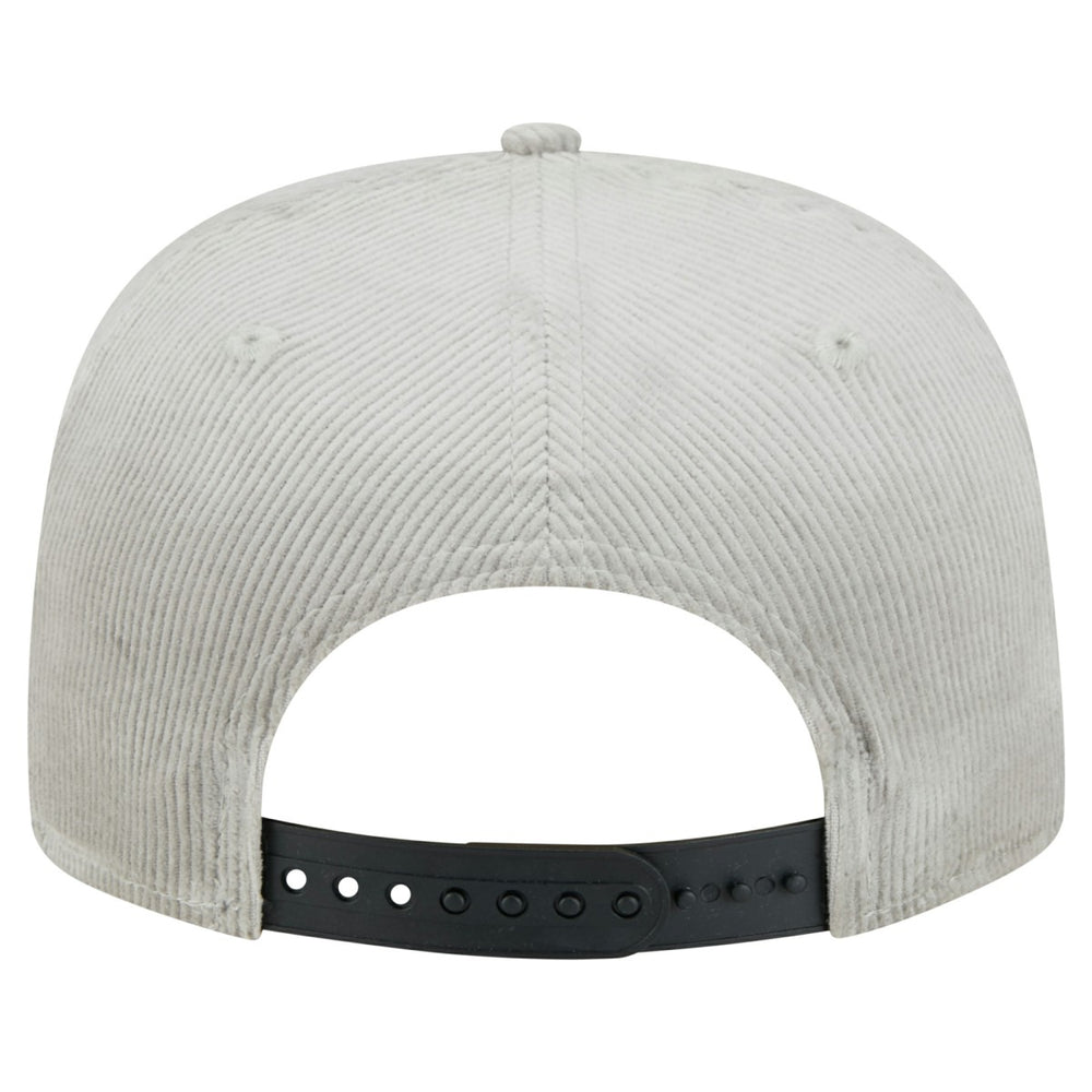 New Era Milwaukee Bucks Throwback Corduroy Golfer Snapback Hat Gray