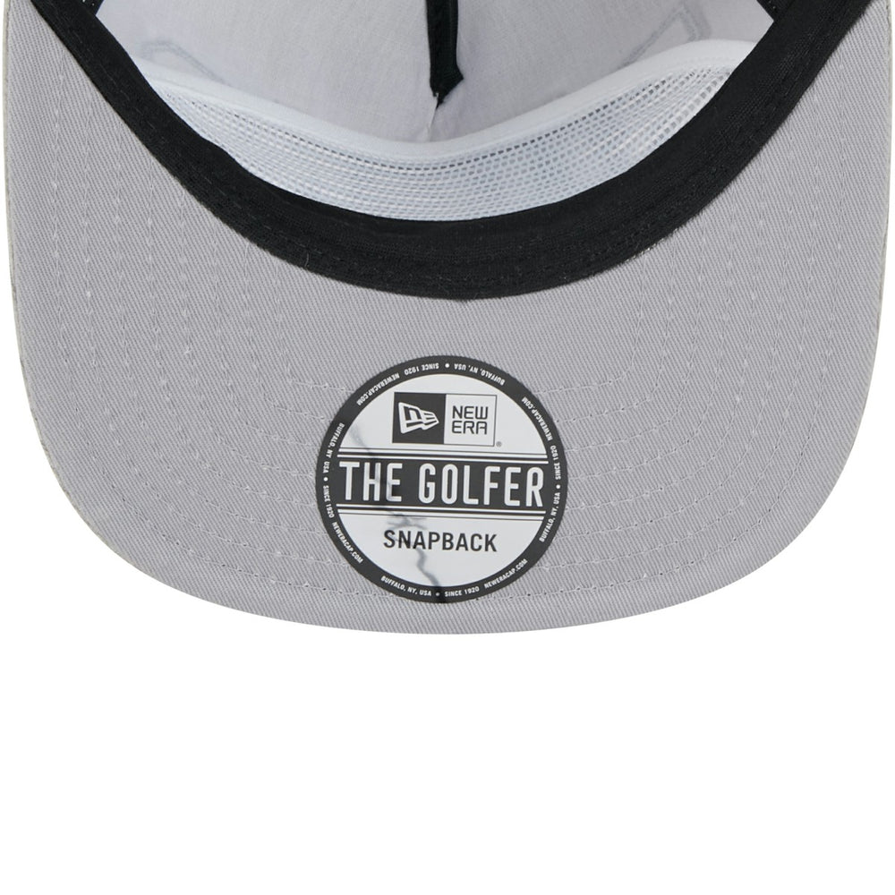 New Era Milwaukee Bucks Throwback Corduroy Golfer Snapback Hat Gray