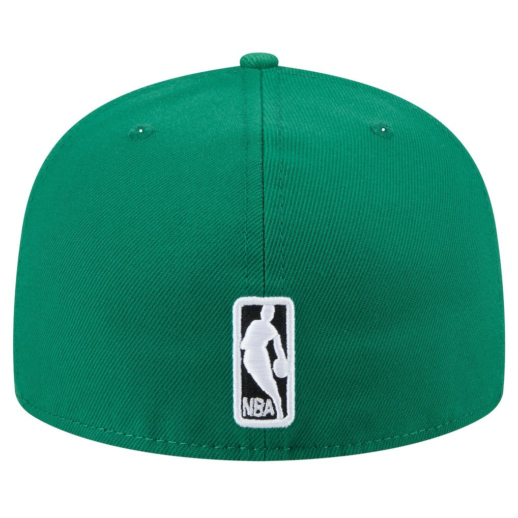 New Era Boston Celtics Throwback Pennant 59FIFTY Fitted Hat Kelly Green