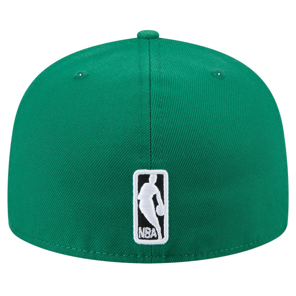 New Era Boston Celtics Throwback Pennant 59FIFTY Fitted Hat Kelly Green