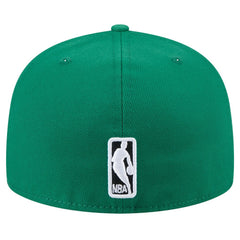 New Era Boston Celtics Throwback Pennant 59FIFTY Fitted Hat Kelly Green