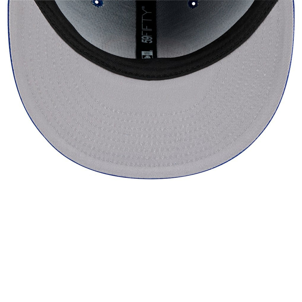 New Era Golden State Warriors Throwback Pennant 59FIFTY Fitted Hat Royal