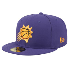 New Era Phoenix Suns Throwback Pennant 59FIFTY Fitted Hat Purple