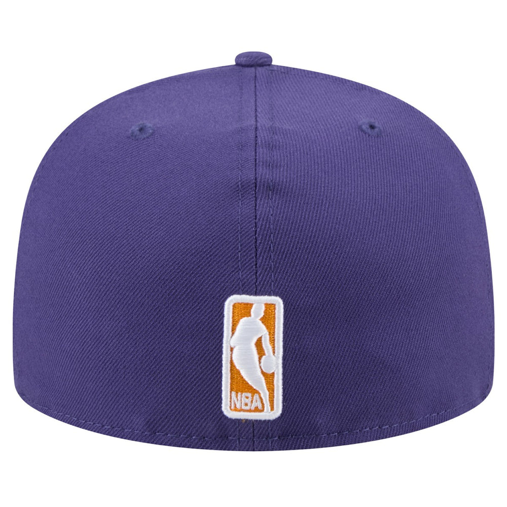 New Era Phoenix Suns Throwback Pennant 59FIFTY Fitted Hat Purple